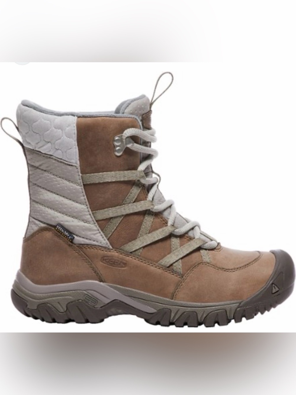 KEEN Women's Brown Gray Hiking Boots Size 7 Medium MPN 1017720 hoodoo III